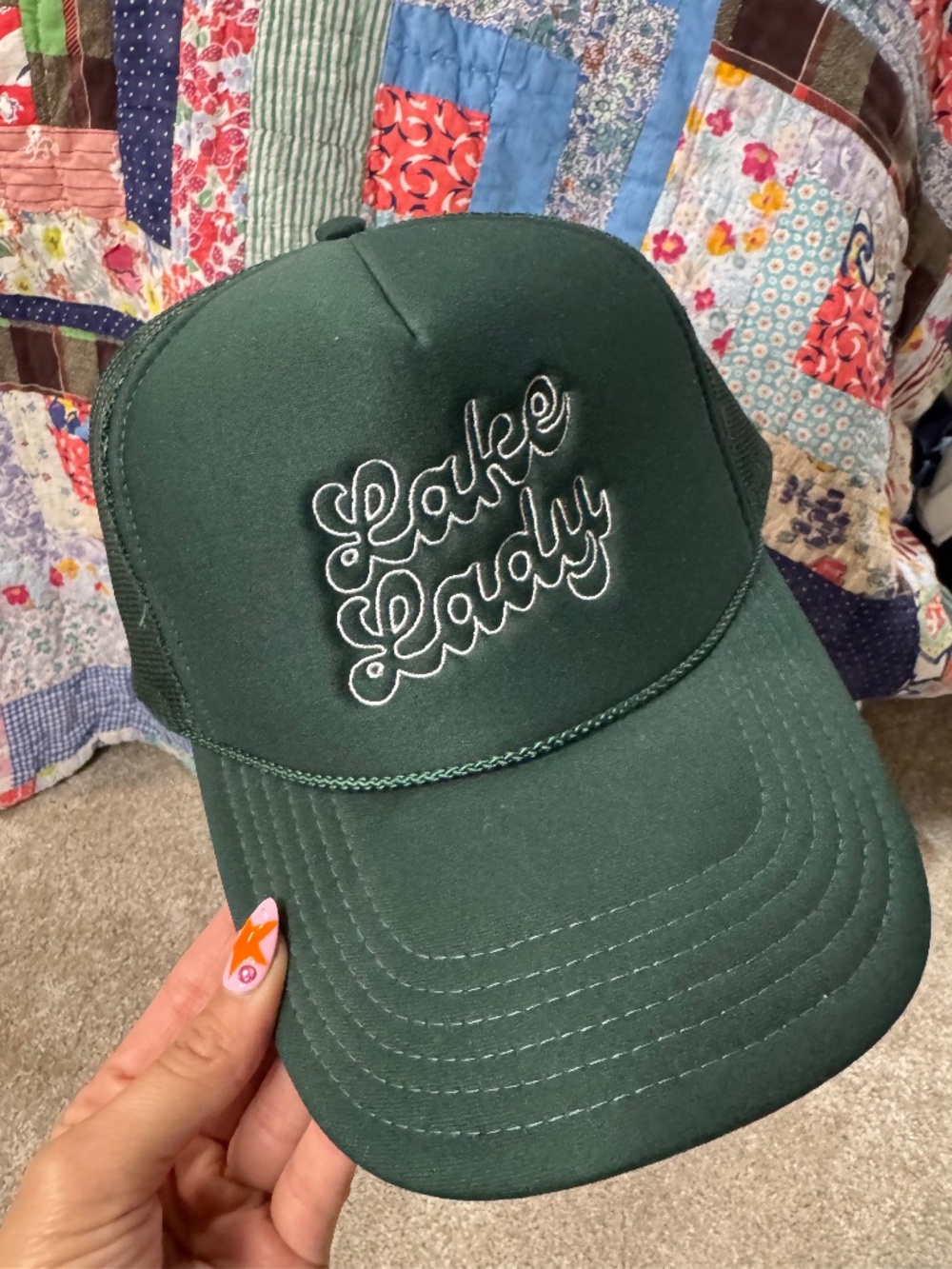 lake lady trucker hat